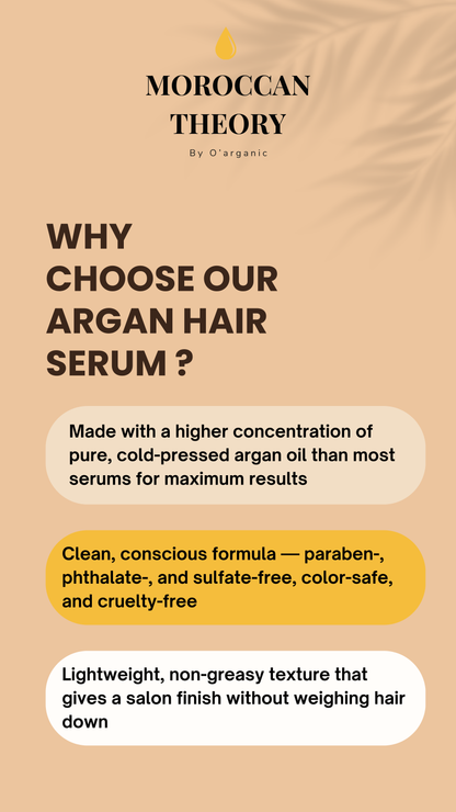 Argan Hair Serum with a Hint of Amber