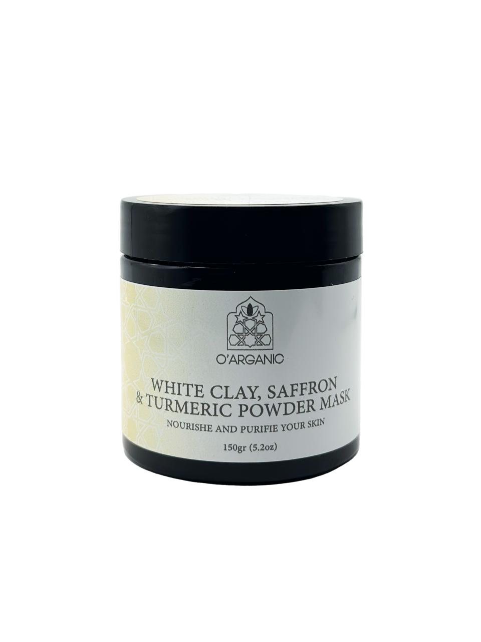 White Clay, Saffron & Turmeric Powder Mask