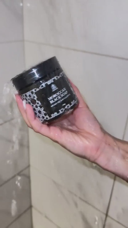 Moroccan Black Soap with Argan & Eucalyptus