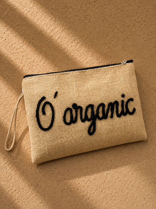 Handmade O’arganic Jute Pouch