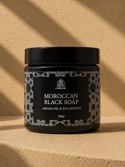 Moroccan Black Soap with Argan & Eucalyptus