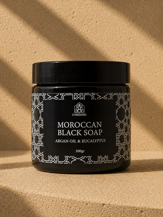 Moroccan Black Soap with Argan & Eucalyptus