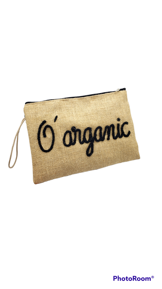Handmade O’arganic Jute Pouch